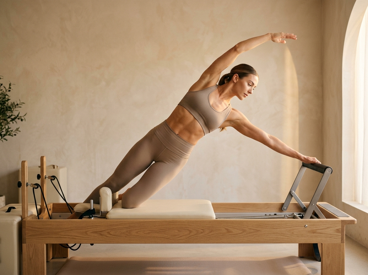 Muscles engagés au Reformer Pilates Belgaform